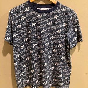 Adidas allover print T-shirt